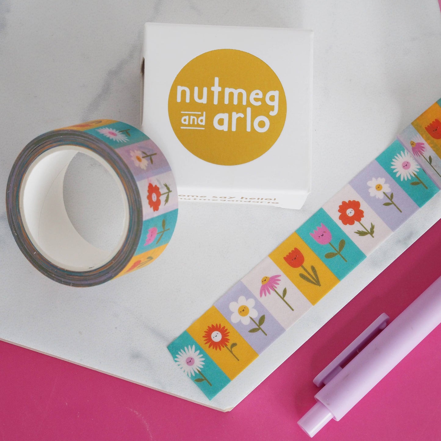 Washi Tape - Blocs de Fleurs