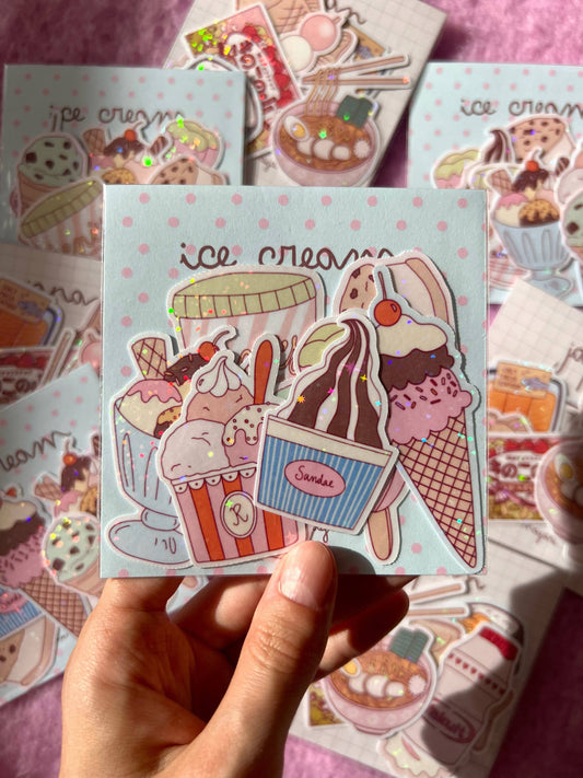Pack de stickers - Ice Cream