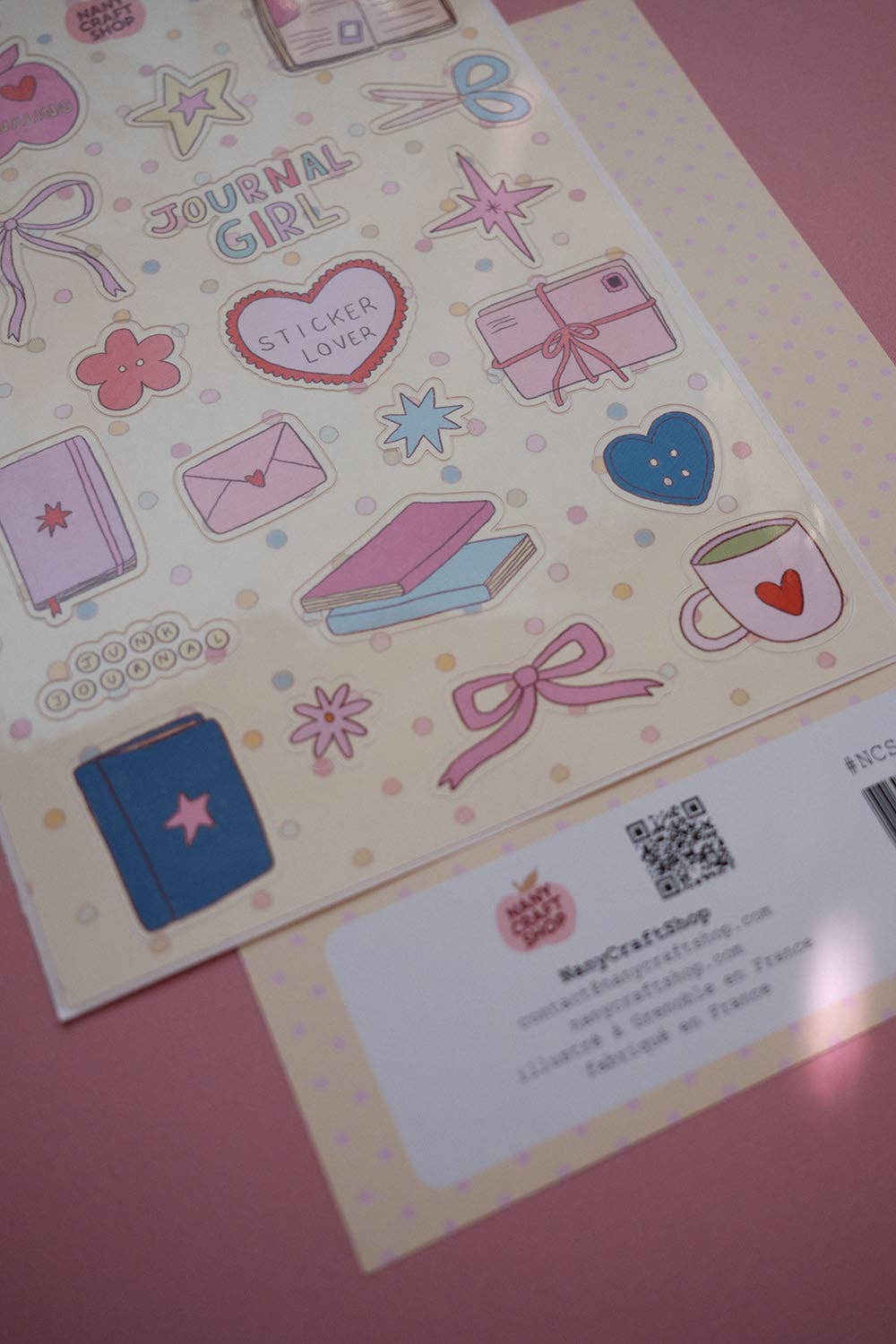 Planche de stickers - Crafty Girl