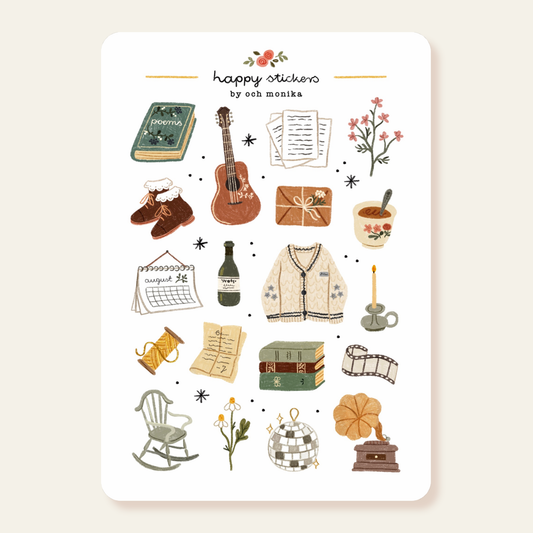 Planche de stickers - Folklore