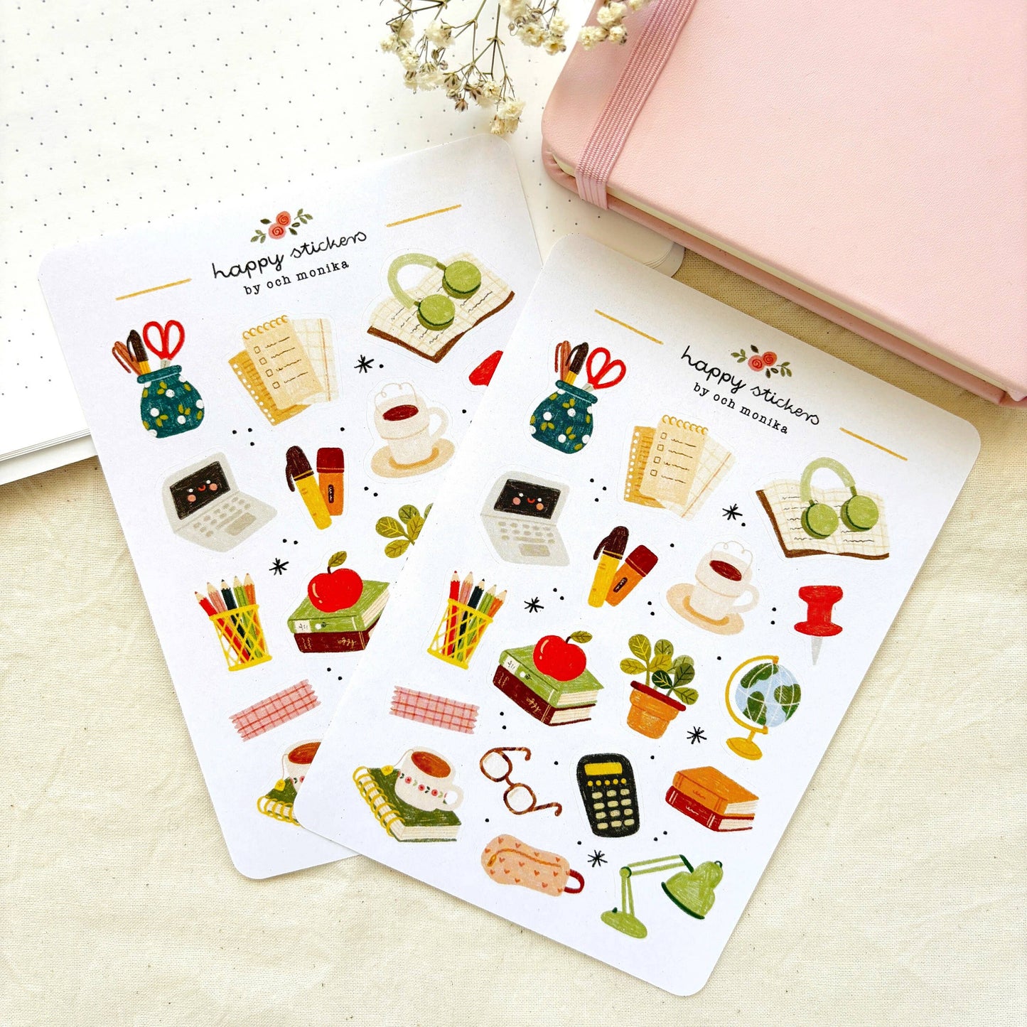 Planche de stickers - Bureau