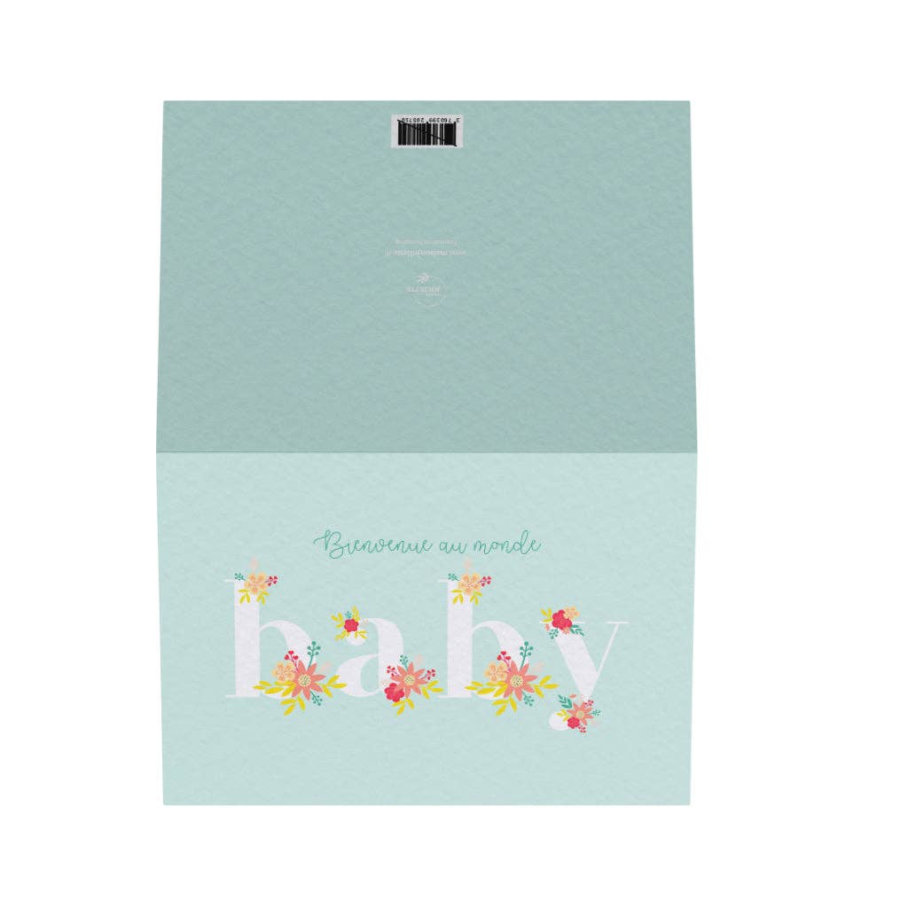 Carte de vœux - Baby Blue