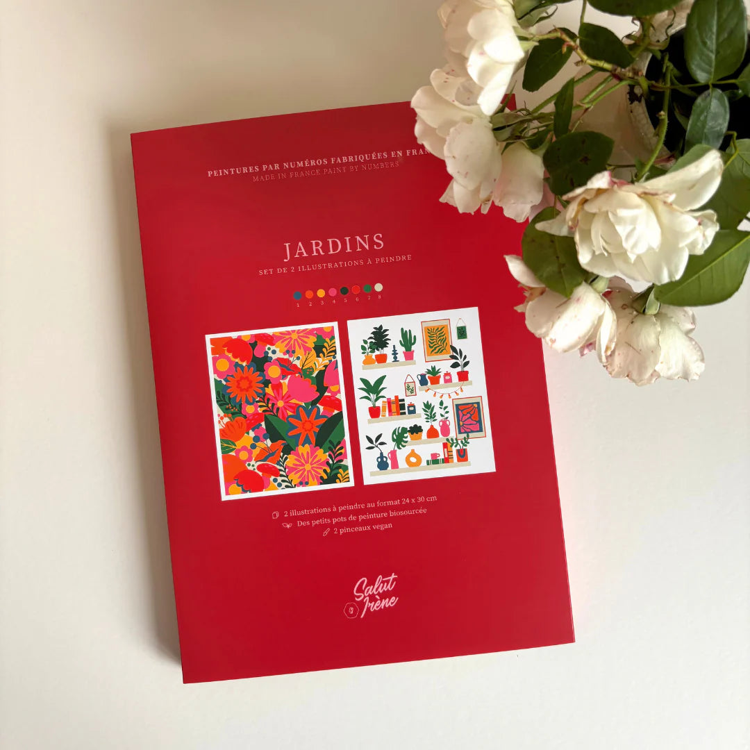 Peinture sur numéros - Jardins