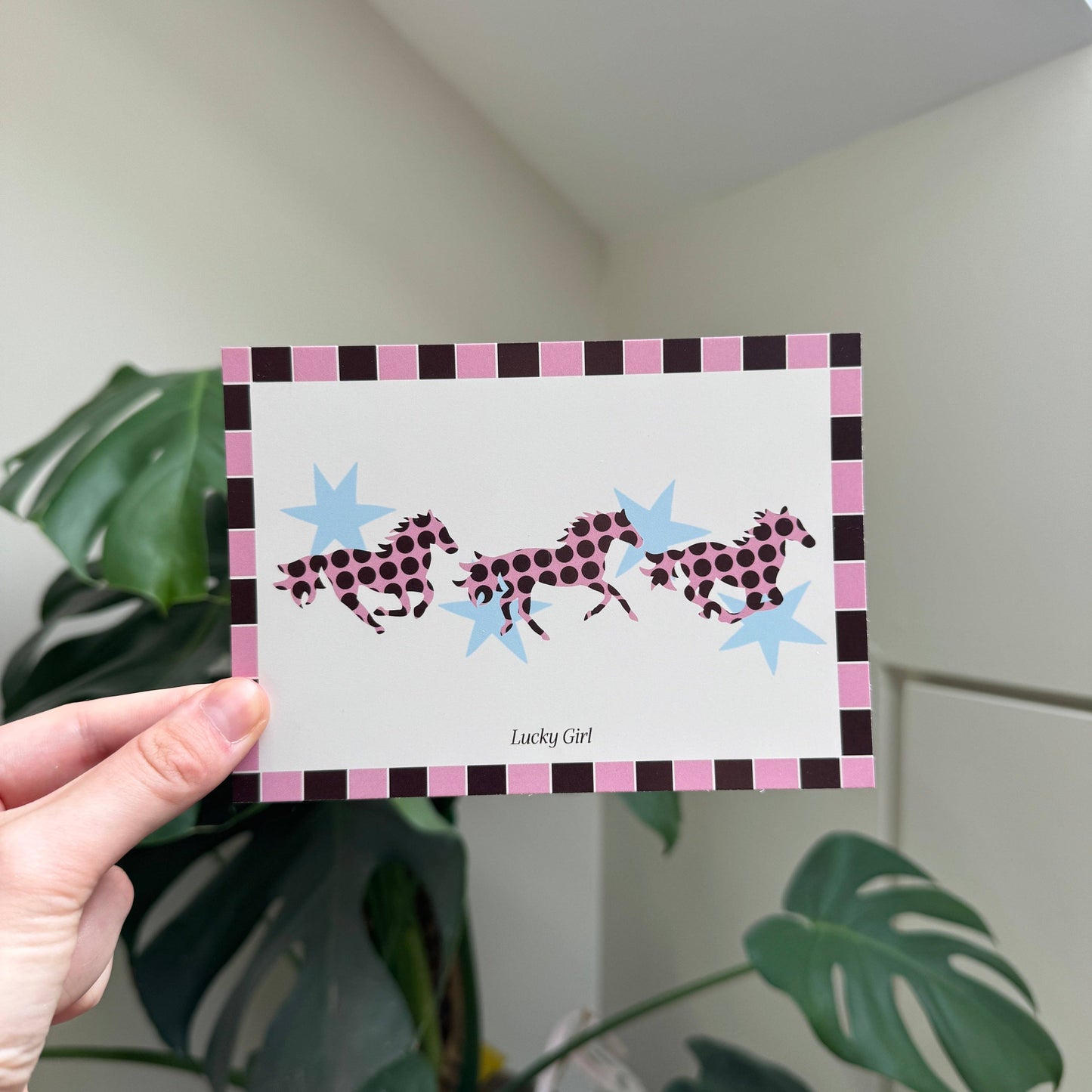 Carte postale - Cheval