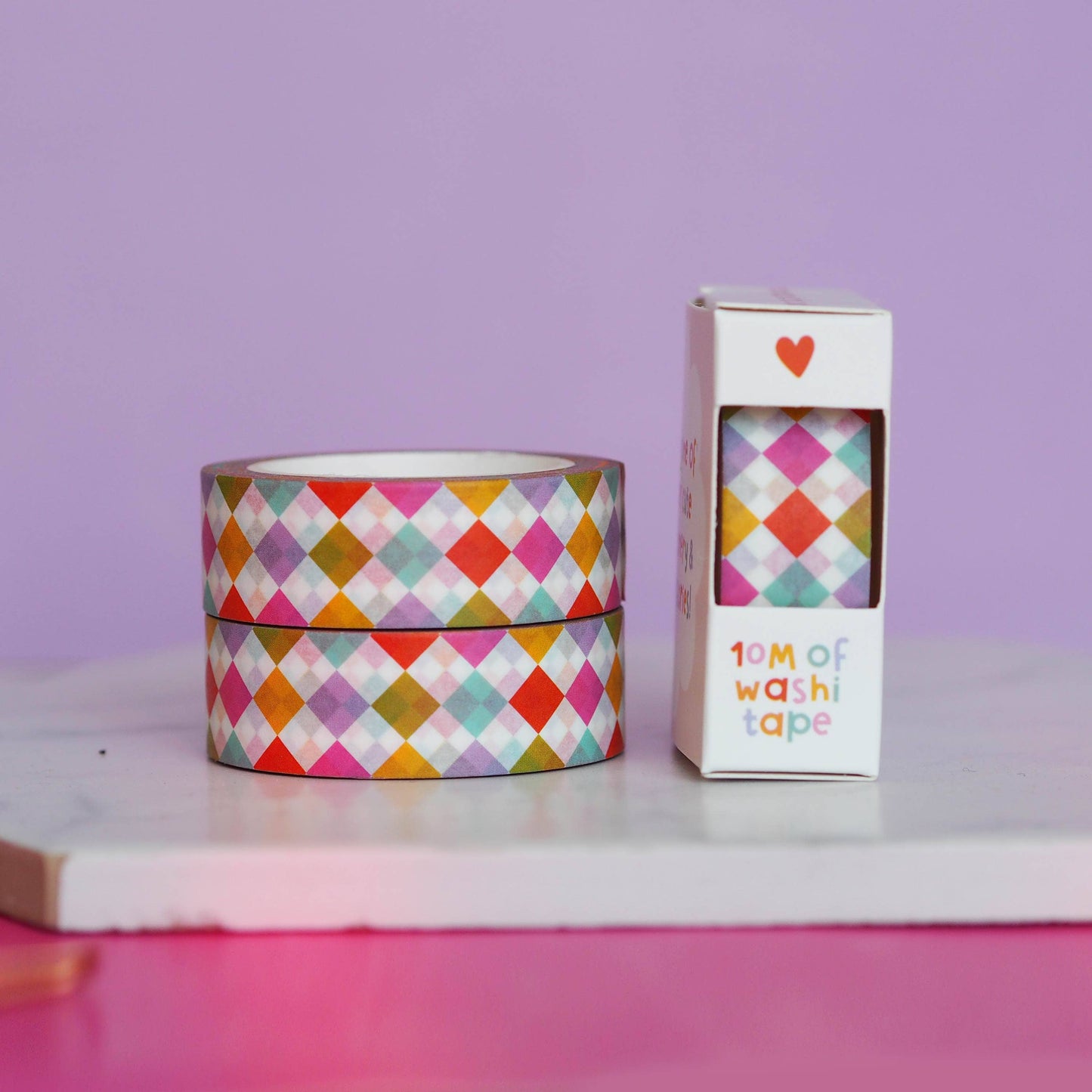 Washi Tape - Carreaux Colorés