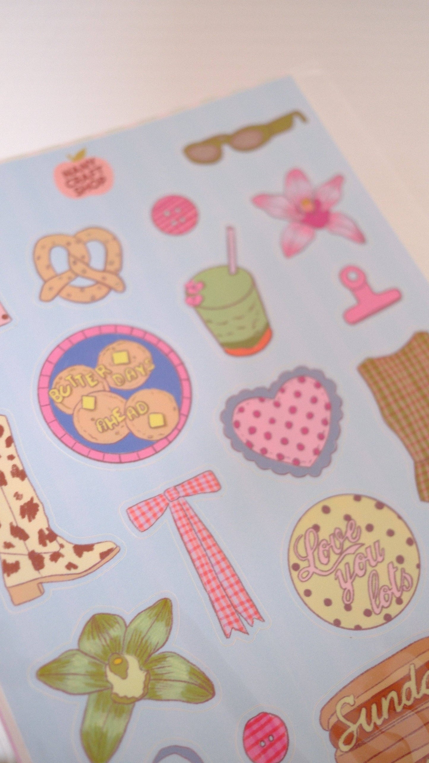 Planche de stickers - Cool Girl