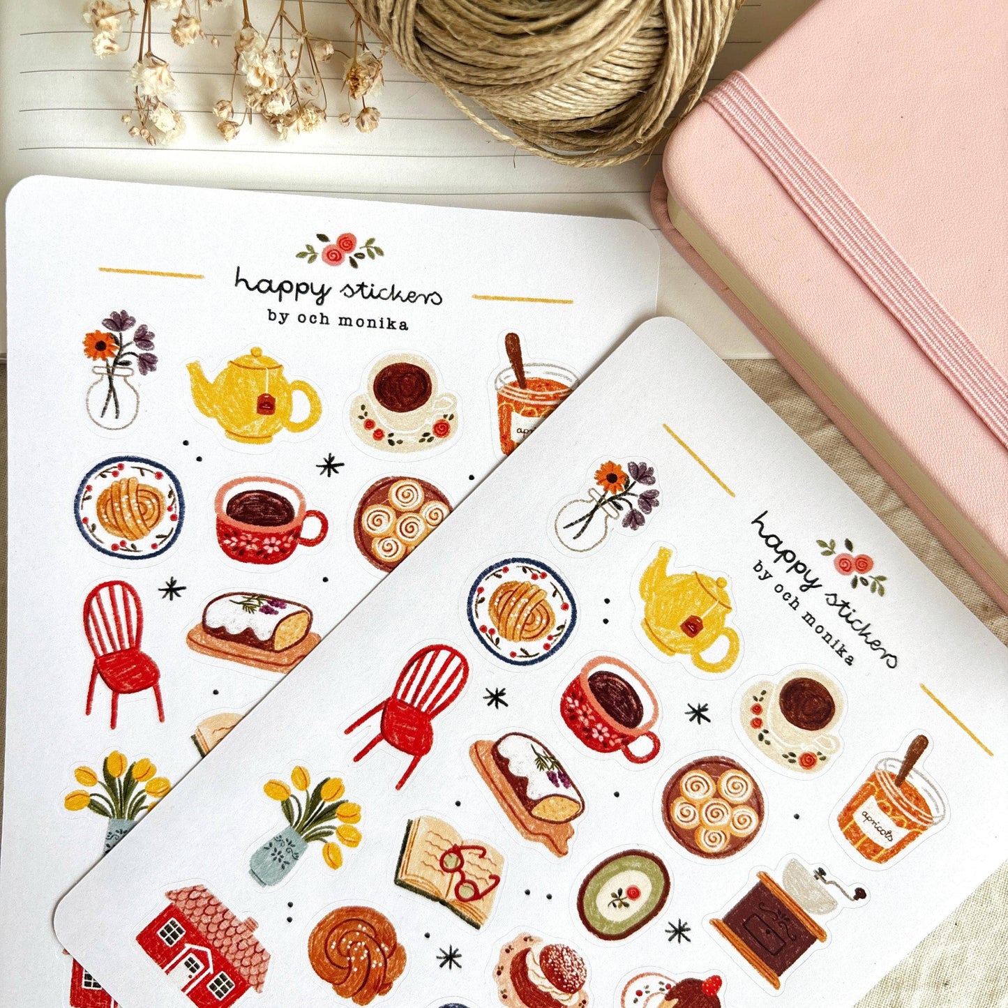 Planche de stickers - Fika