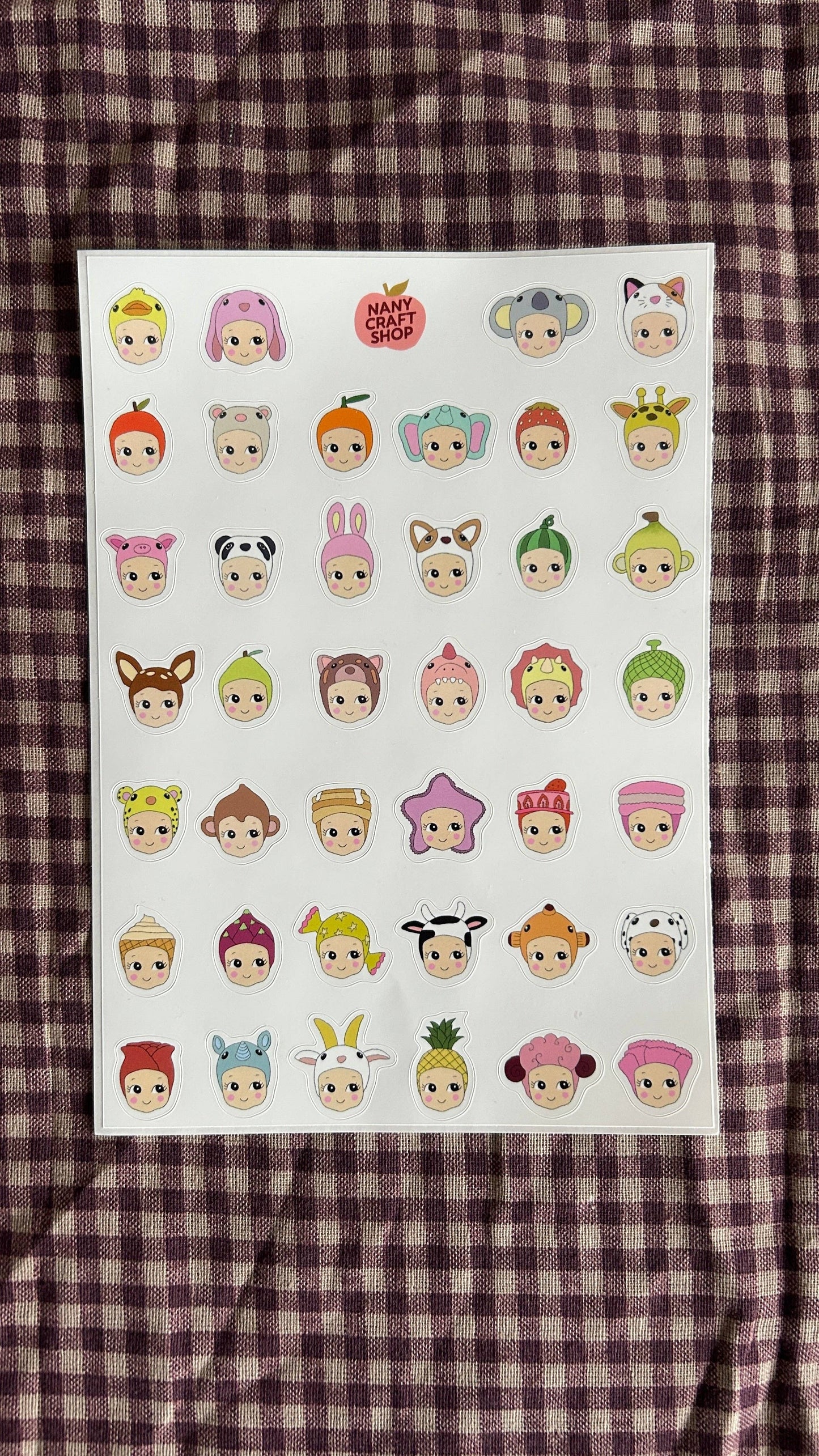 Planche stickers - Mini-Babies