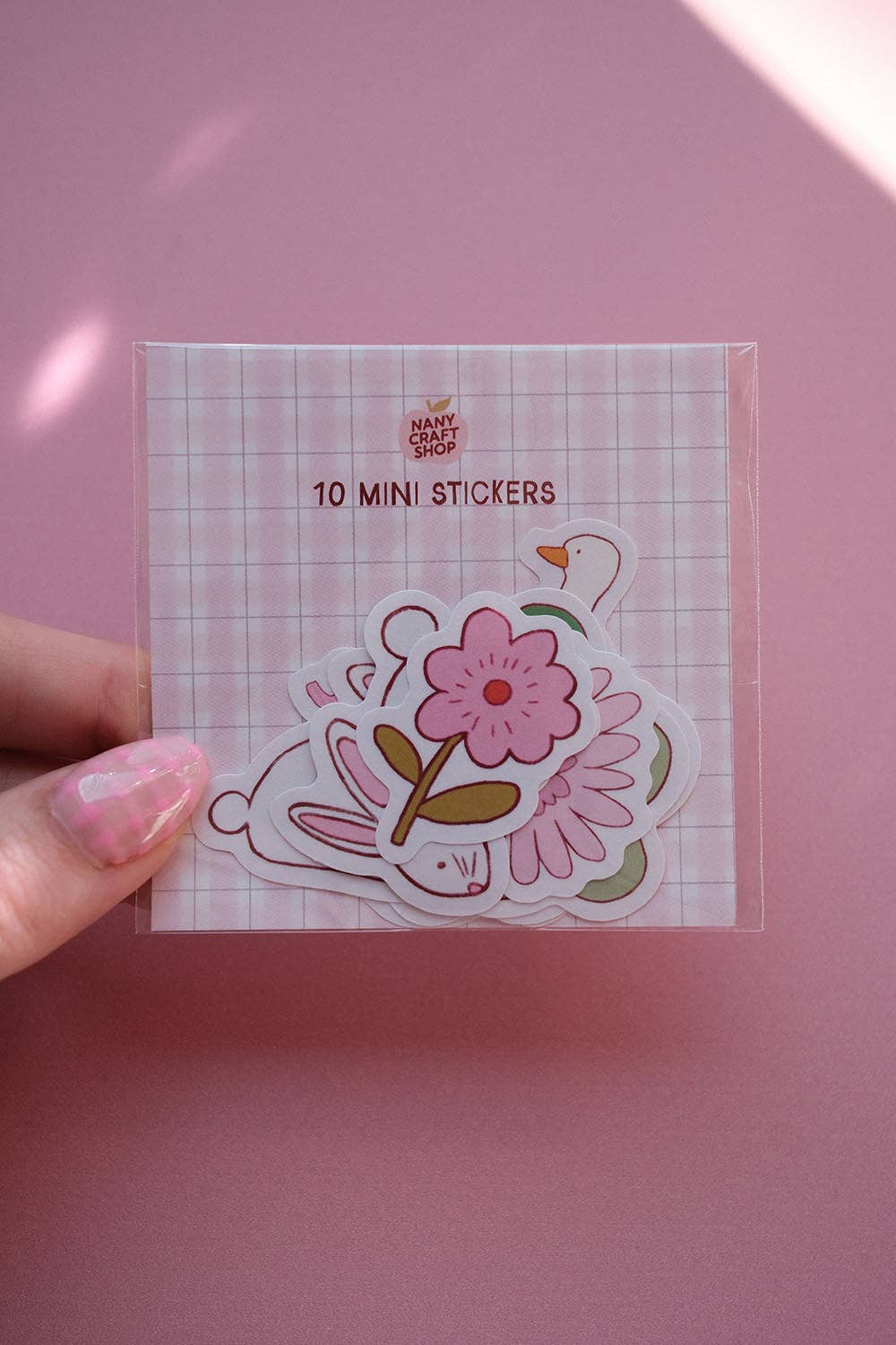 Lot 10 mini stickers - Printemps