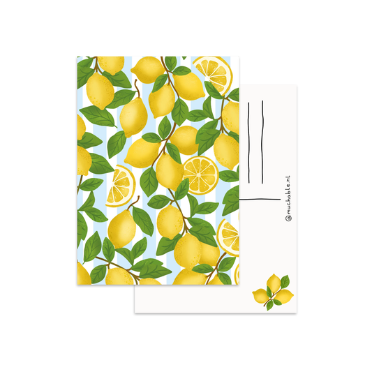 Carte postale - Citrons