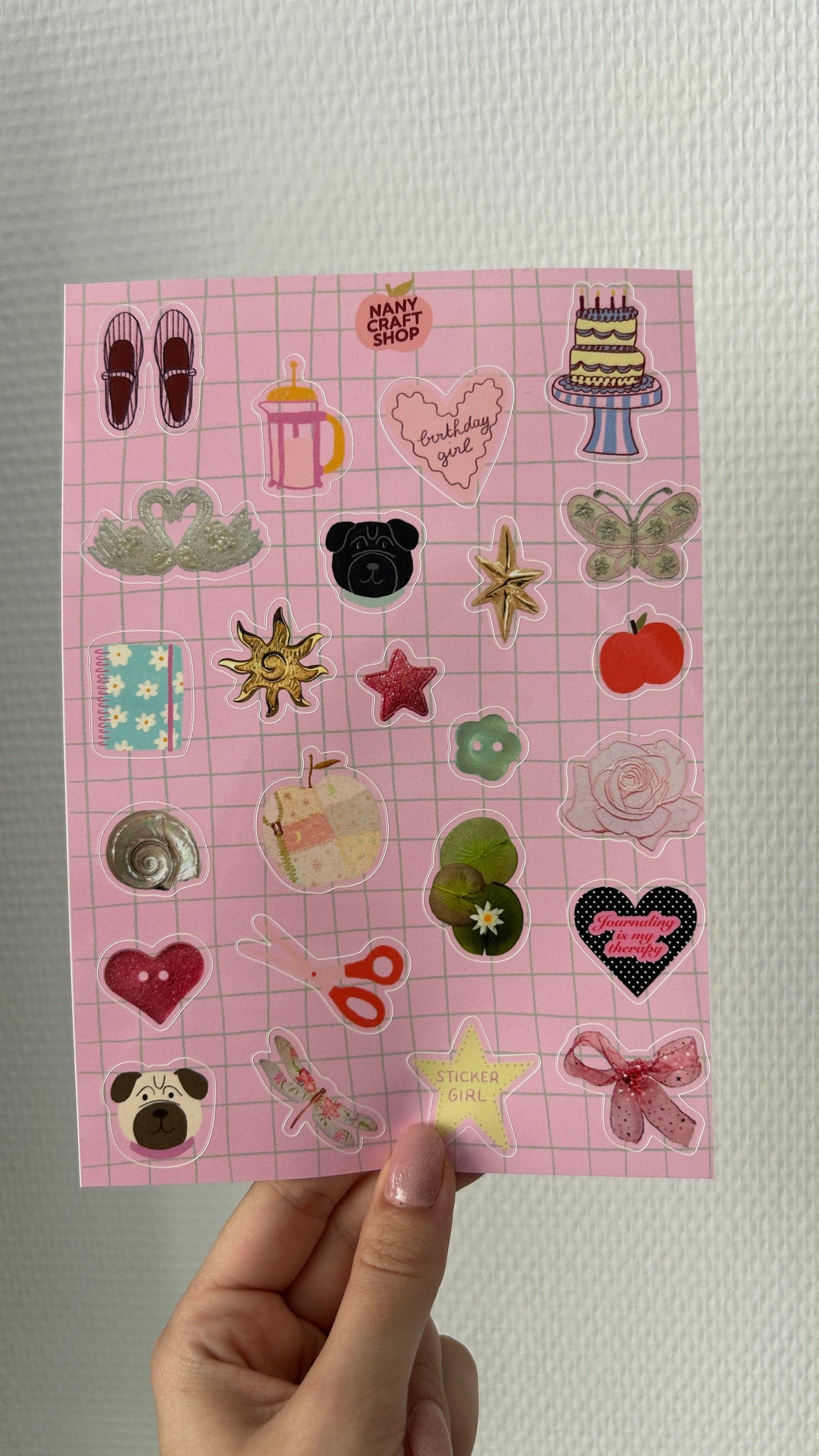 Planche de stickers - Nany