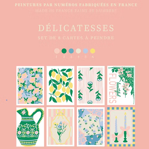 Peintures sur numéros - Délicatesses