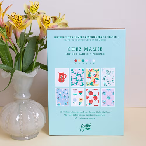 Peintures sur numéros - Chez Mamie