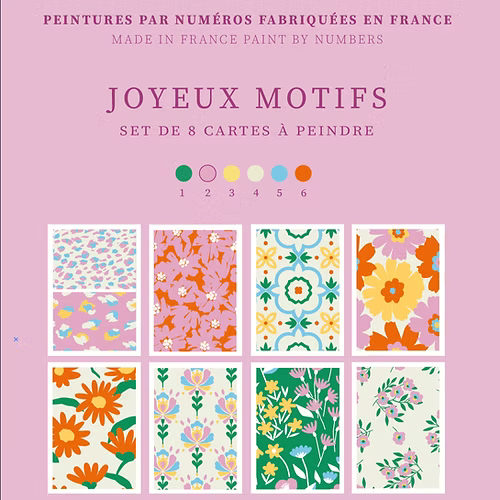 Peintures sur numéros - Joyeux motifs
