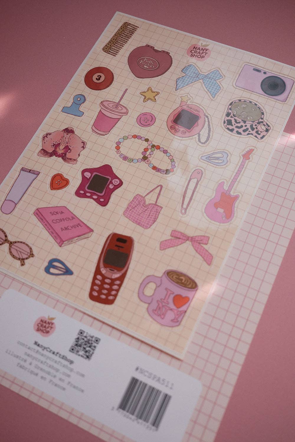 Planche de stickers - Nostalgie