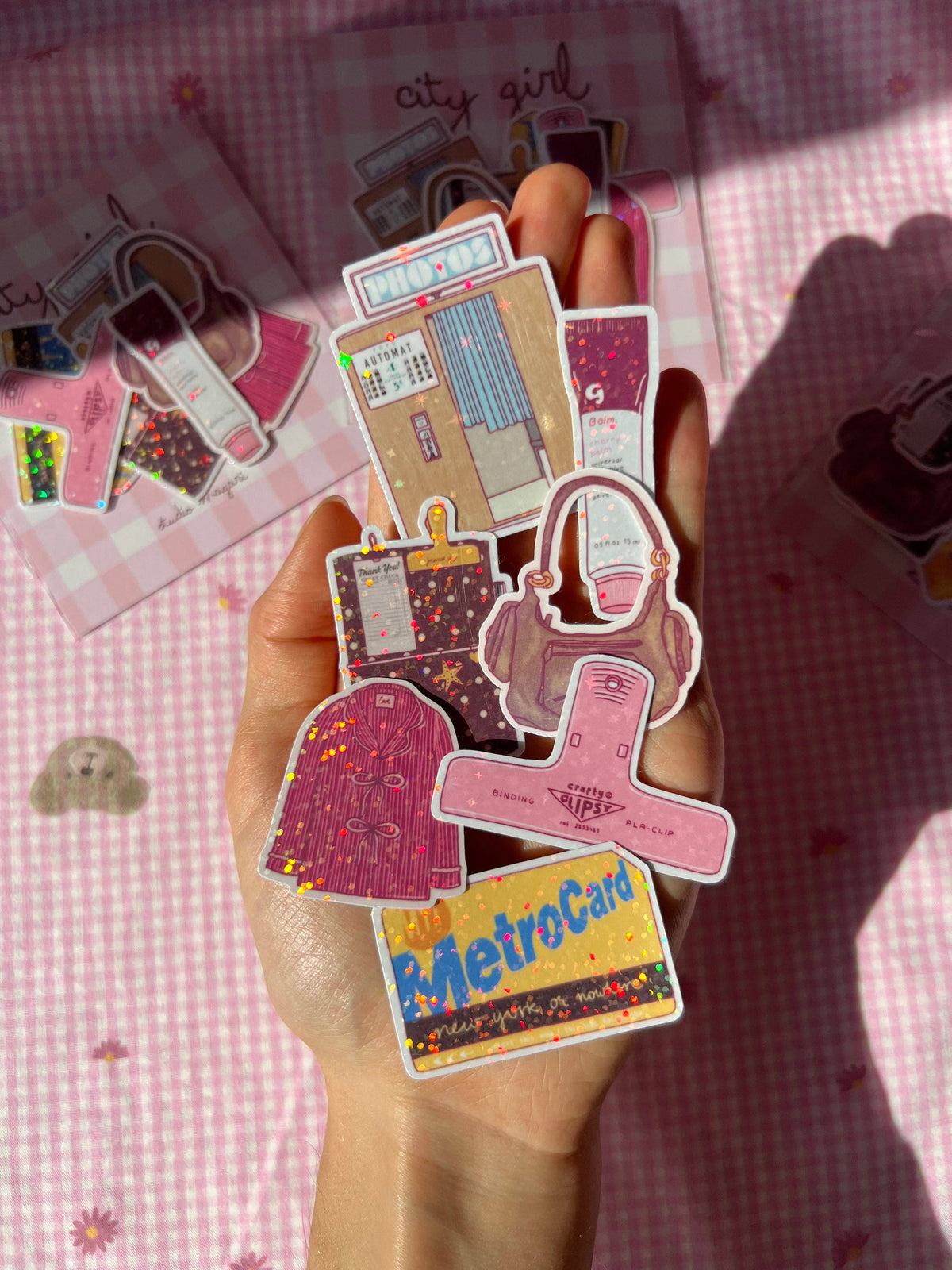 Pack de stickers - City Girl