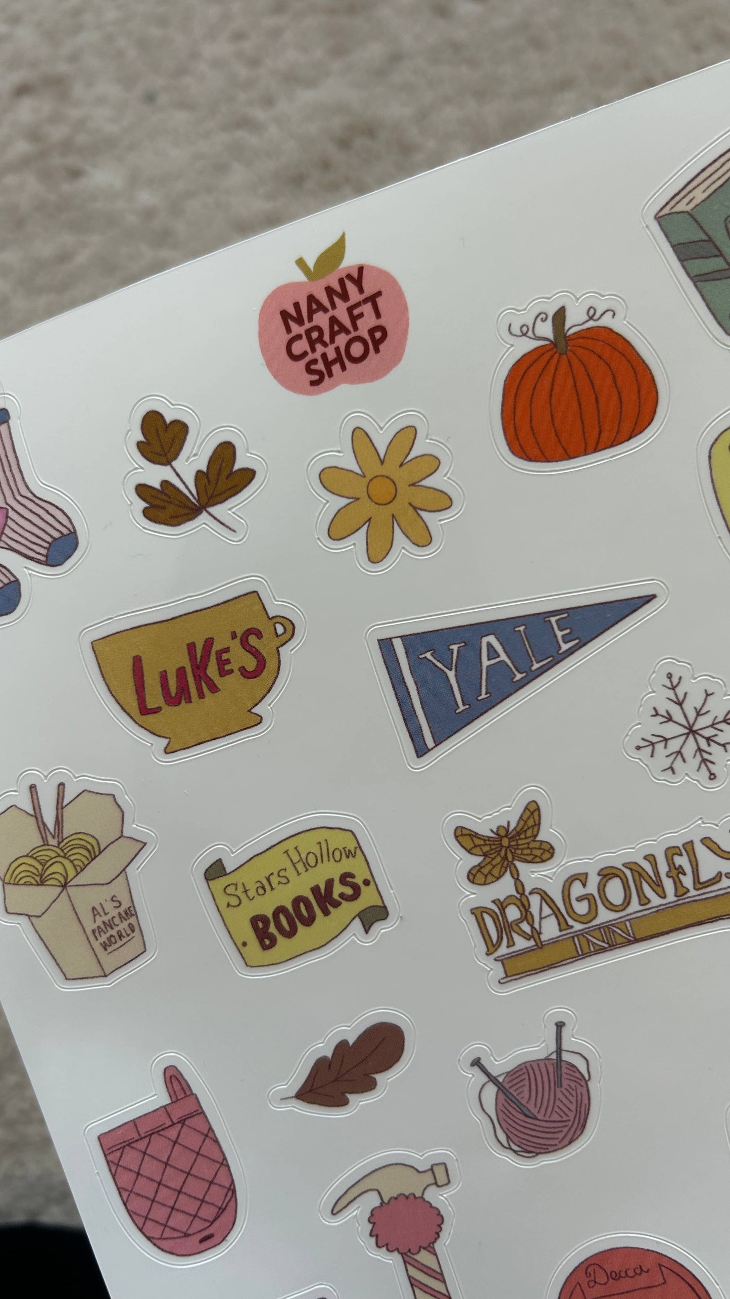 Planche de stickers - Gilmore Girl