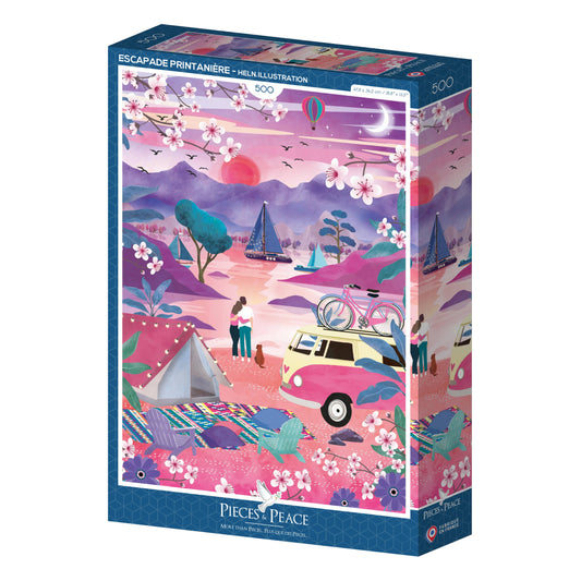Puzzle 500 pièces - Escapade Printanière