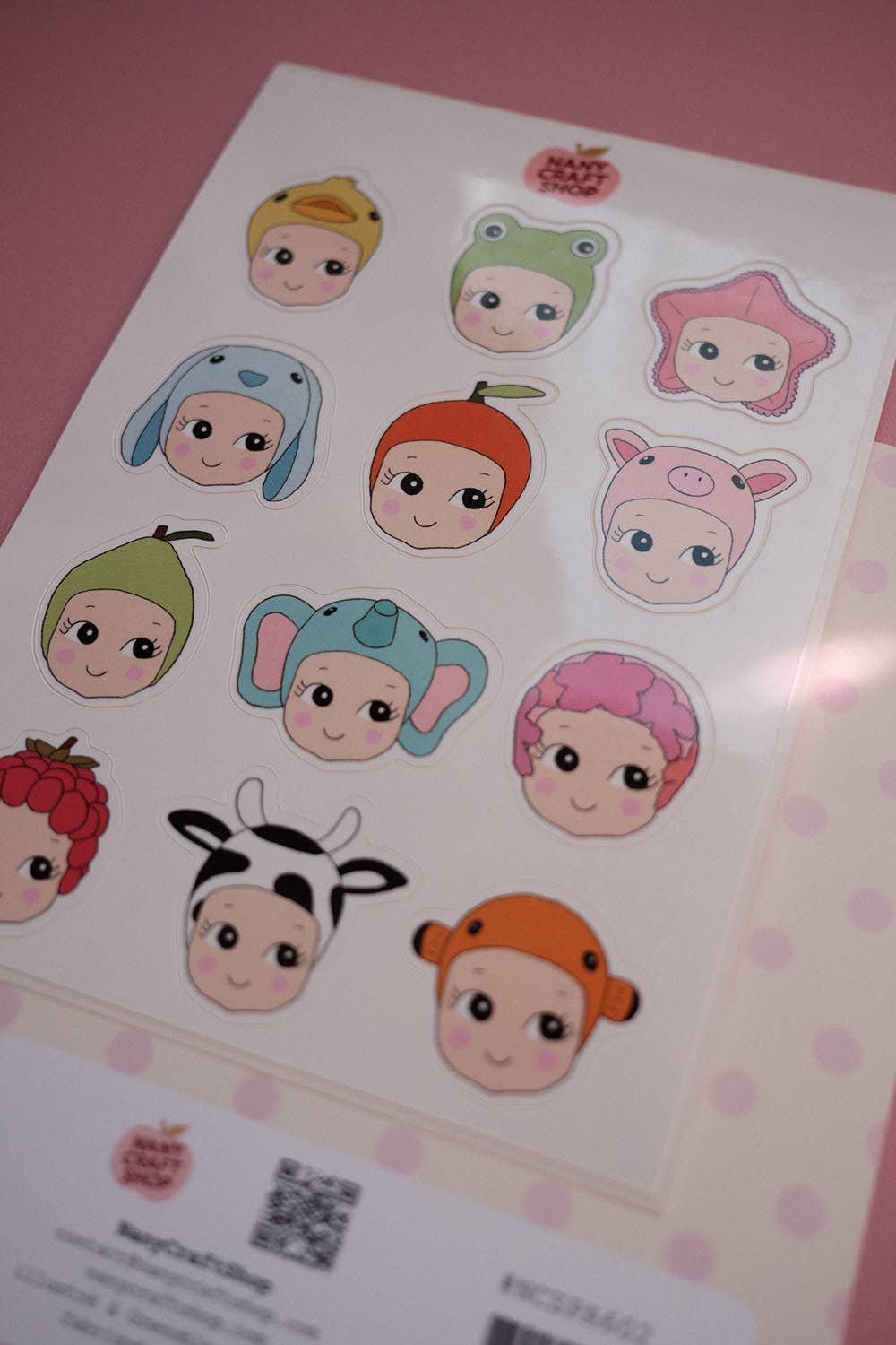 Planche de stickers - Baby