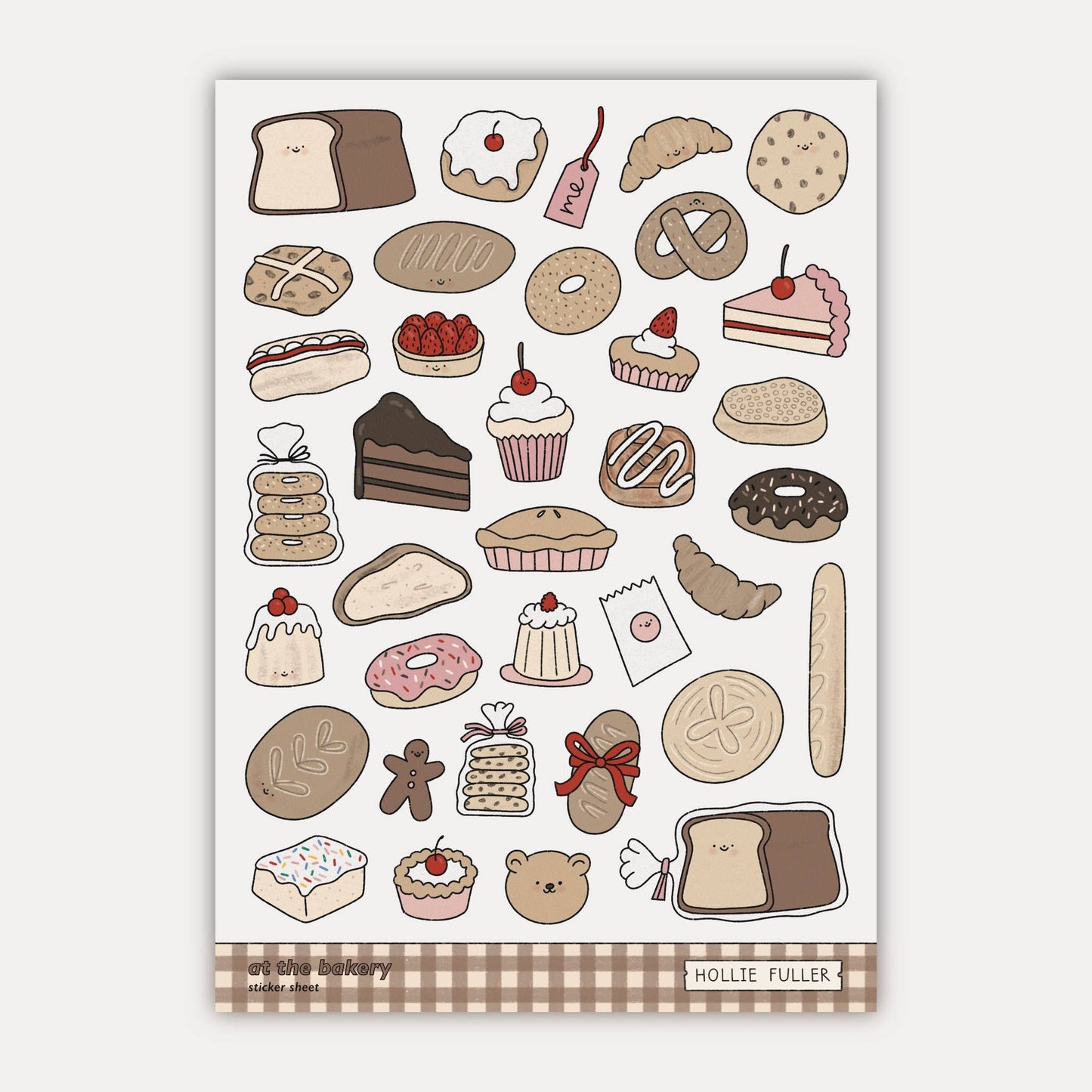 Planche de stickers - À la boulangerie