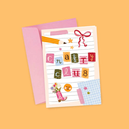 Carte - Crafty Club