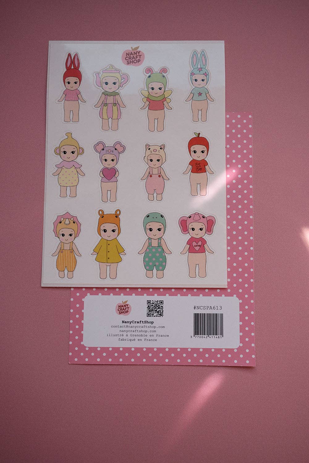Planche de stickers - Baby Entier