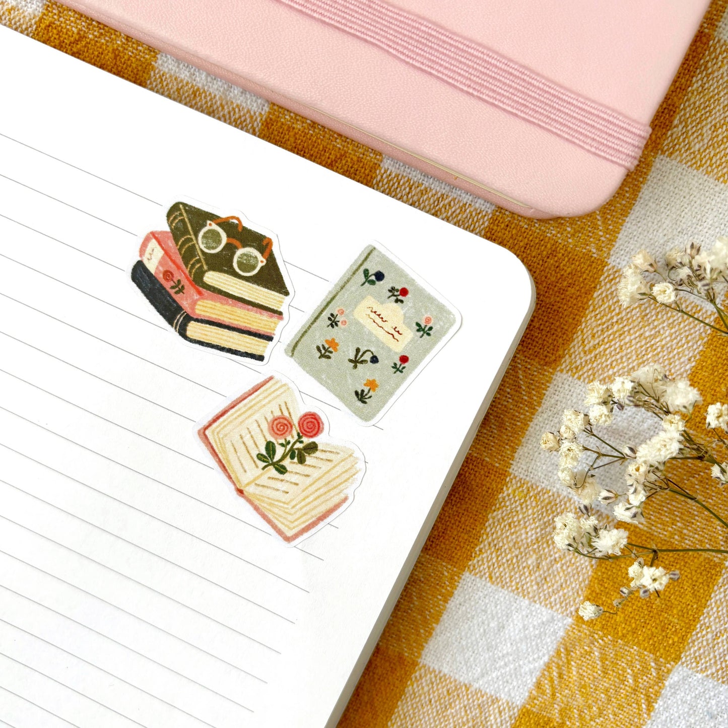 Planche de stickers - Amoureux des livres
