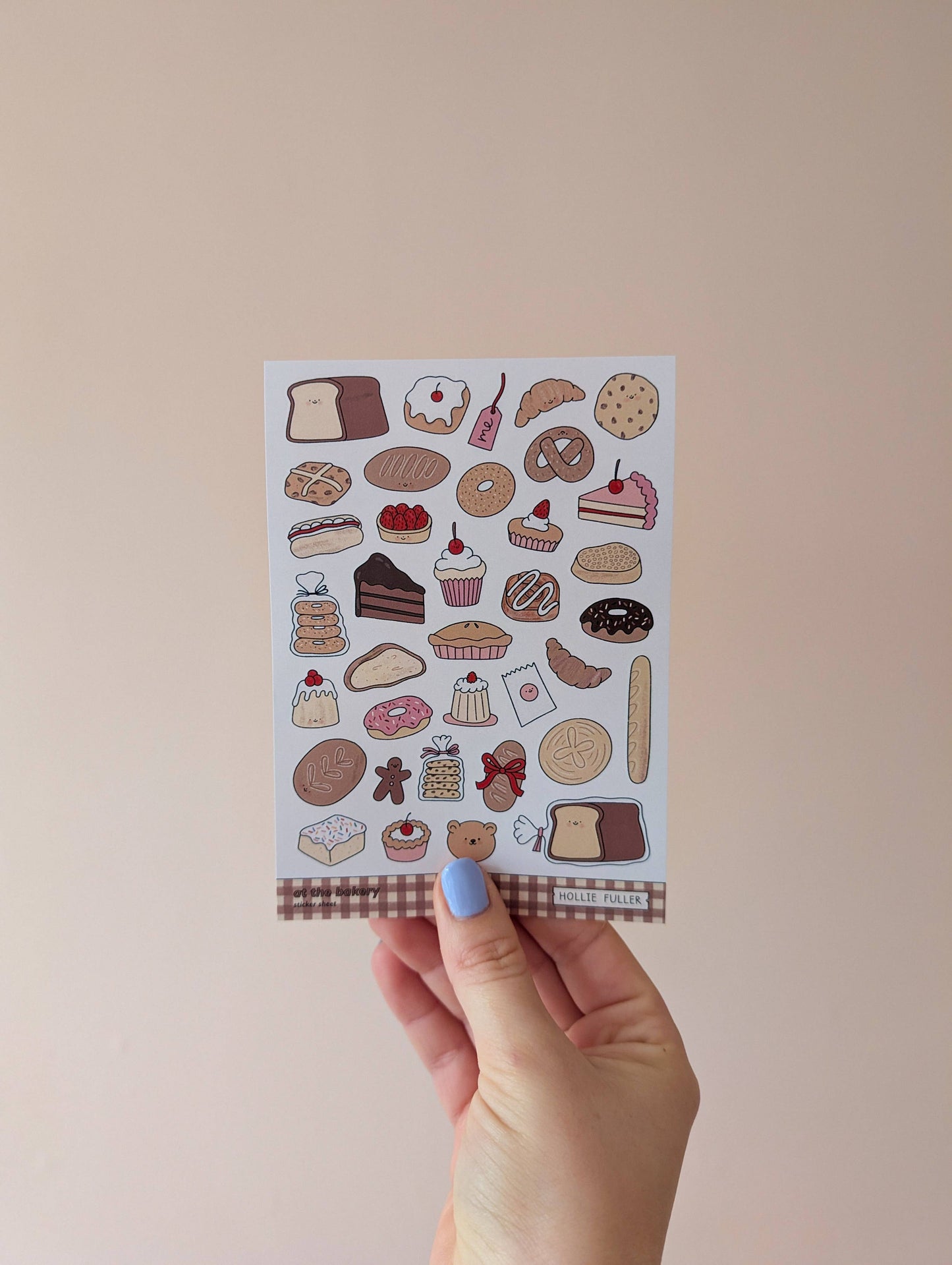 Planche de stickers - À la boulangerie