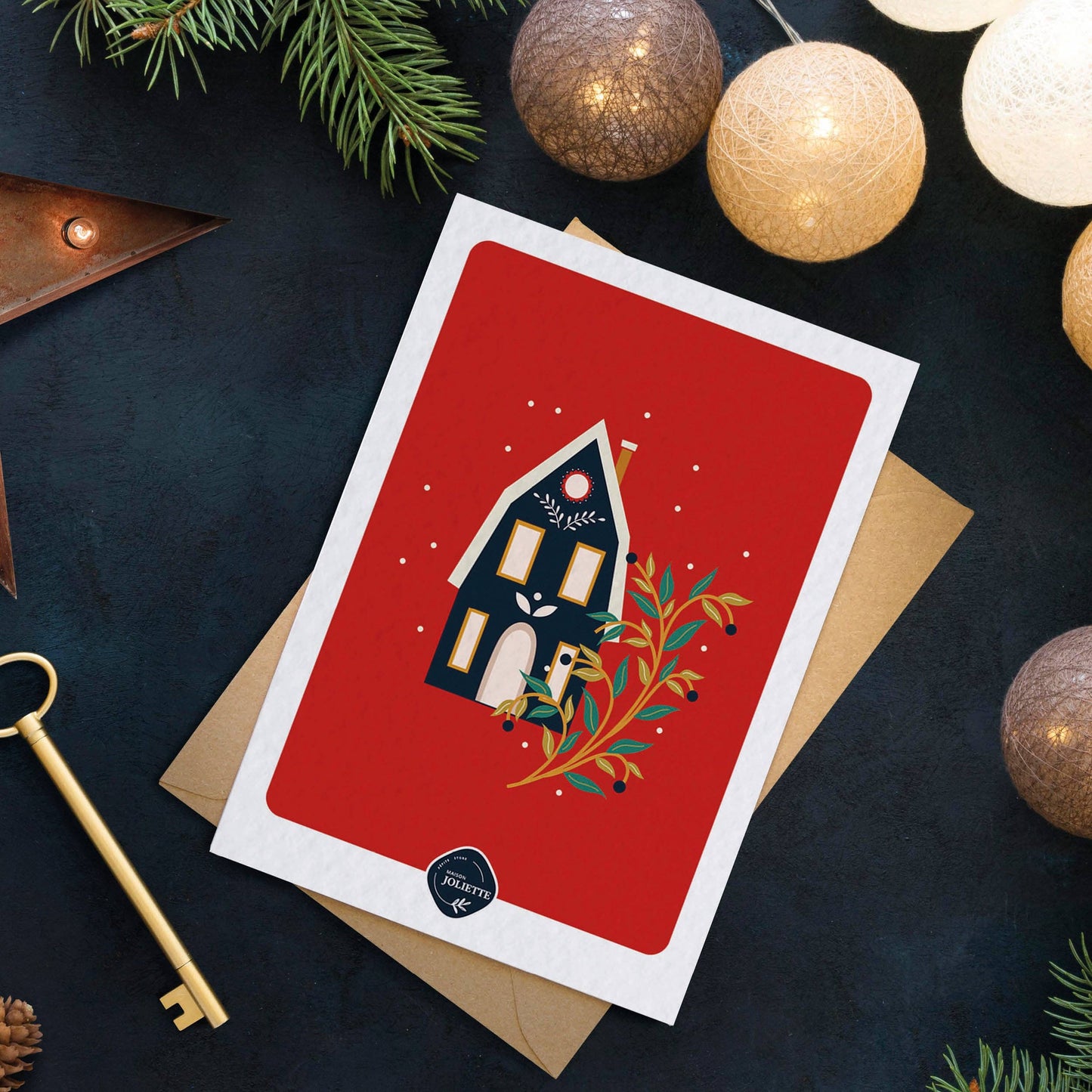 Carte postale - Maisonnette de Noël