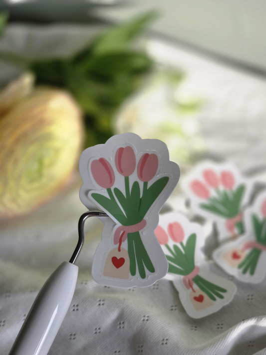 Sticker - Bouquet de tulipes