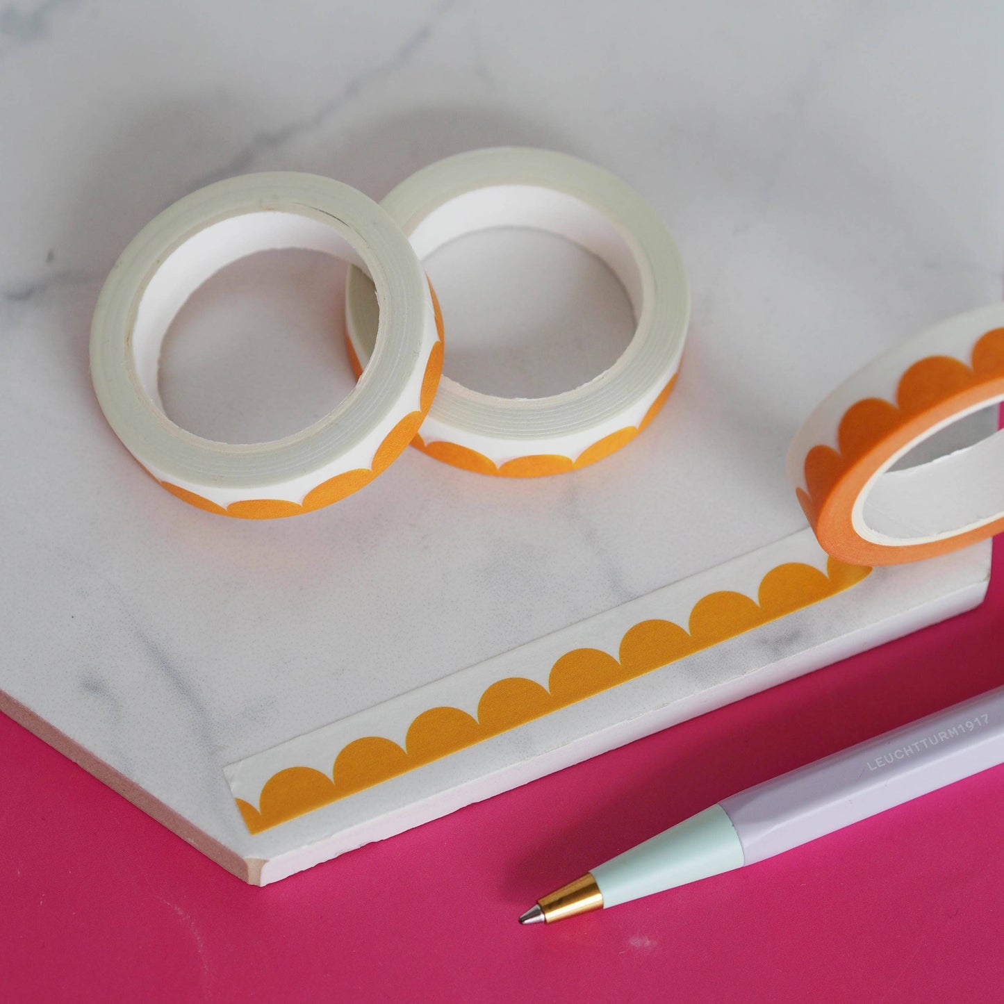 Washi Tape - Vagues Jaunes