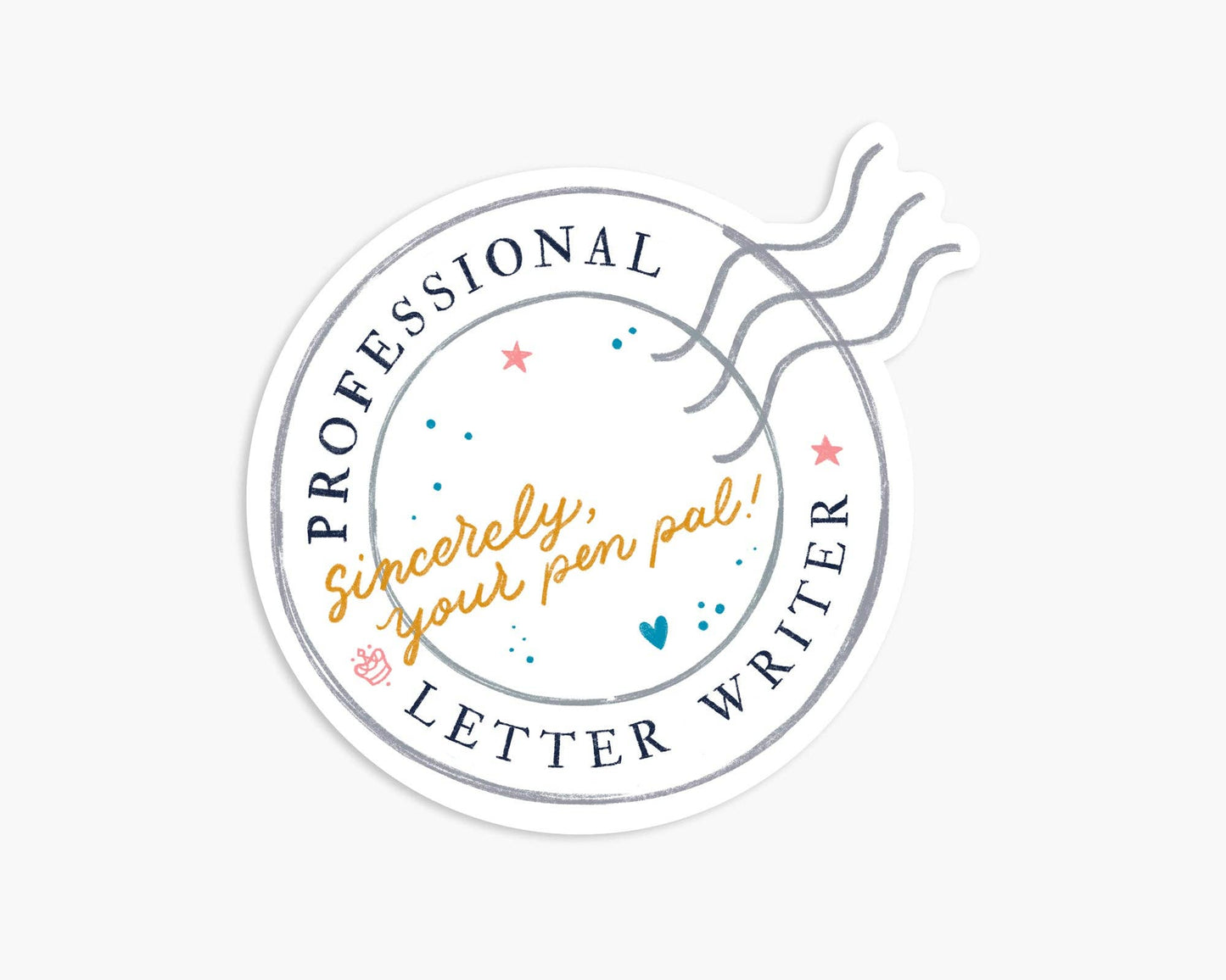 Sticker - Tampon de lettre