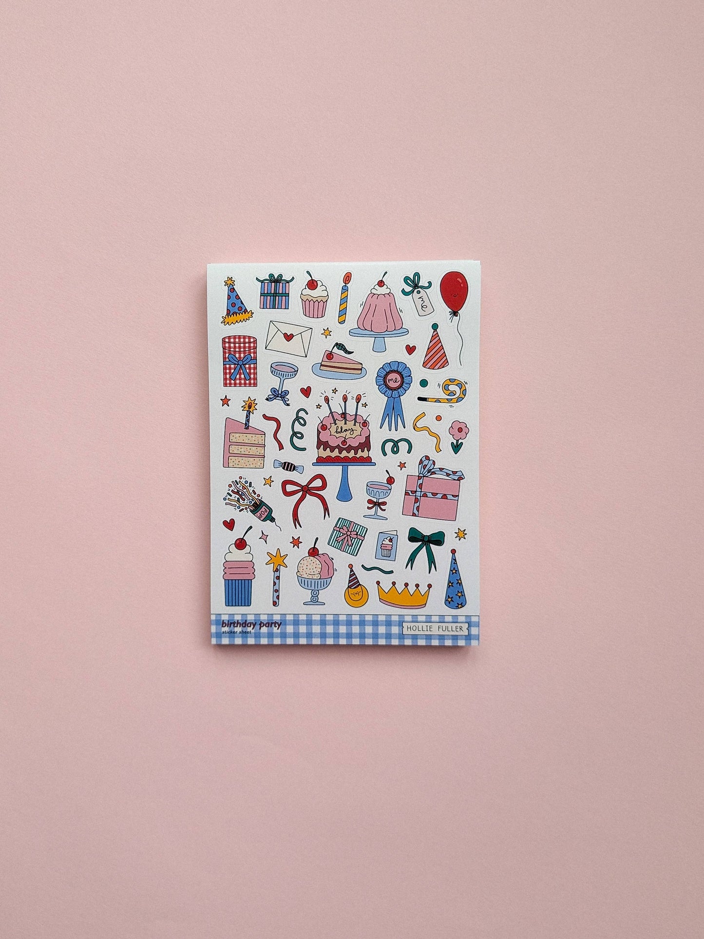 Planche de stickers - Fête d'anniversaire