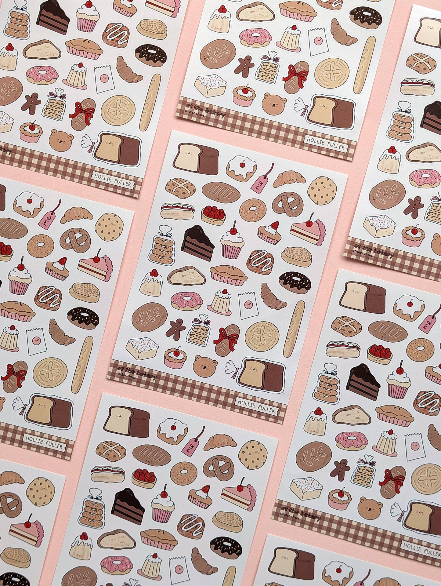 Planche de stickers - À la boulangerie