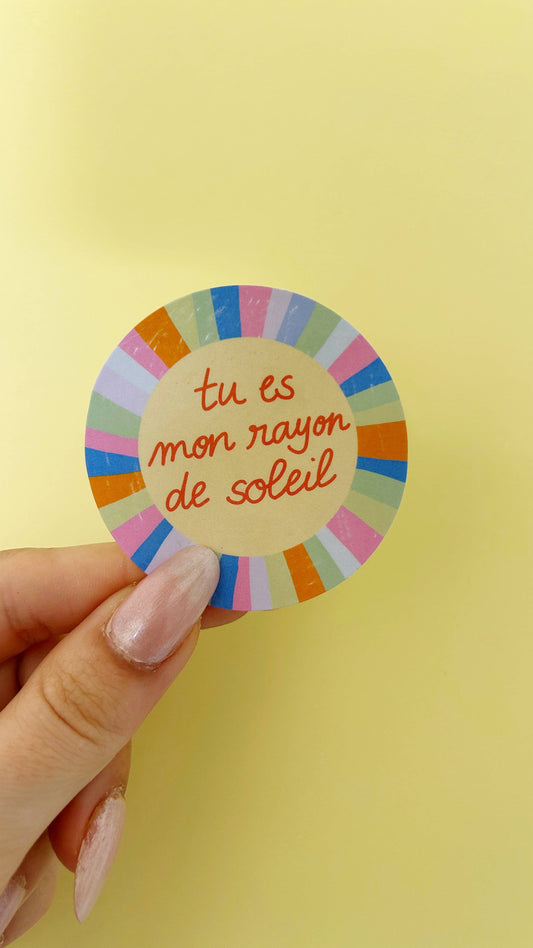 Sticker - Tu es mon soleil