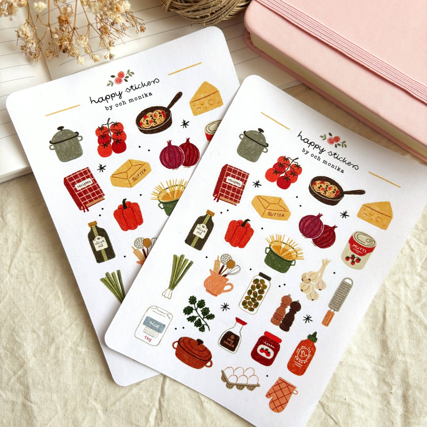 Planche de stickers - Cuisine maison