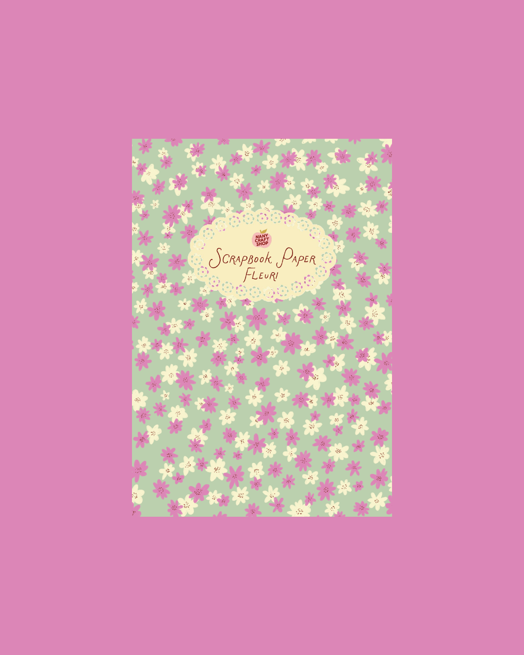Scrapbook Paper -  Fleuri