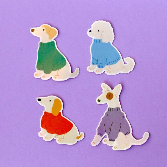 Lot de stickers - Cozy Dogs