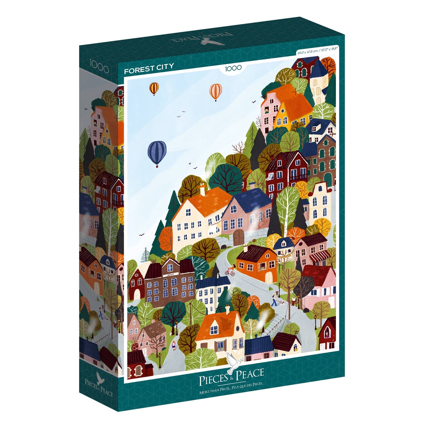 Puzzle 1000 pièces - Forest City