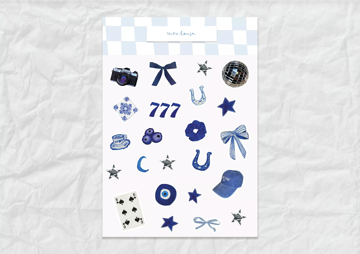 Planche de stickers - Lucky Girl