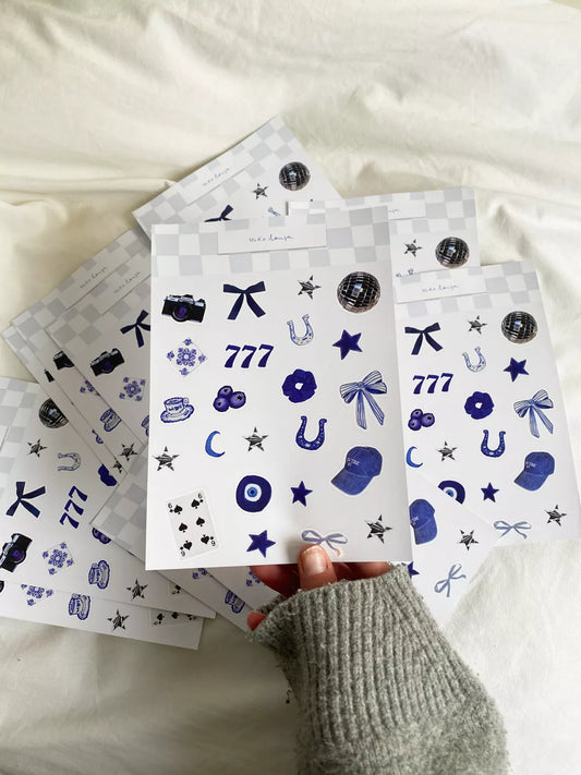 Planche de stickers - Lucky Girl