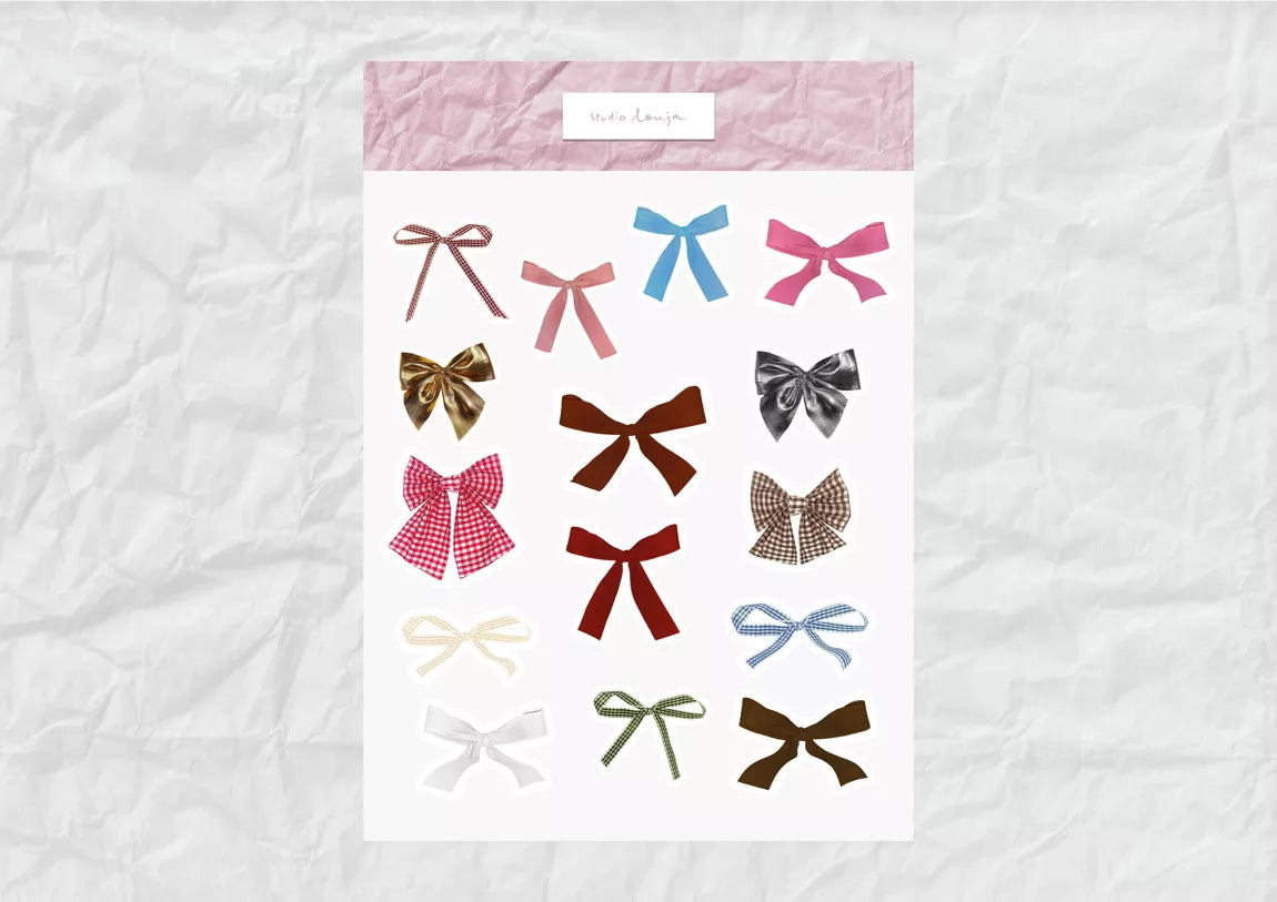 Planche de stickers - Rubans