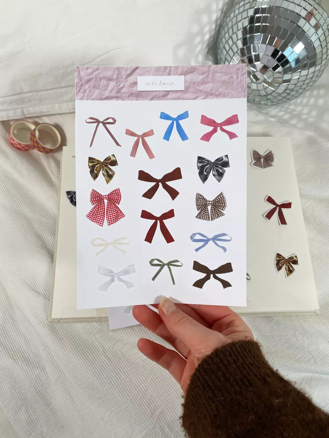 Planche de stickers - Rubans