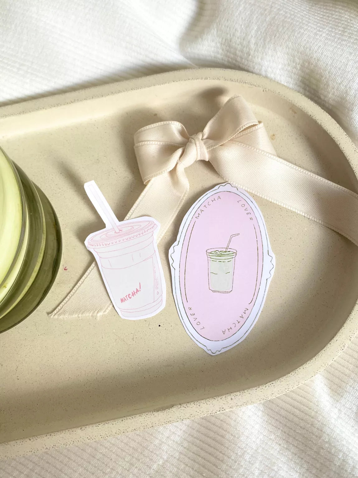 Lot de stickers - Matcha girl