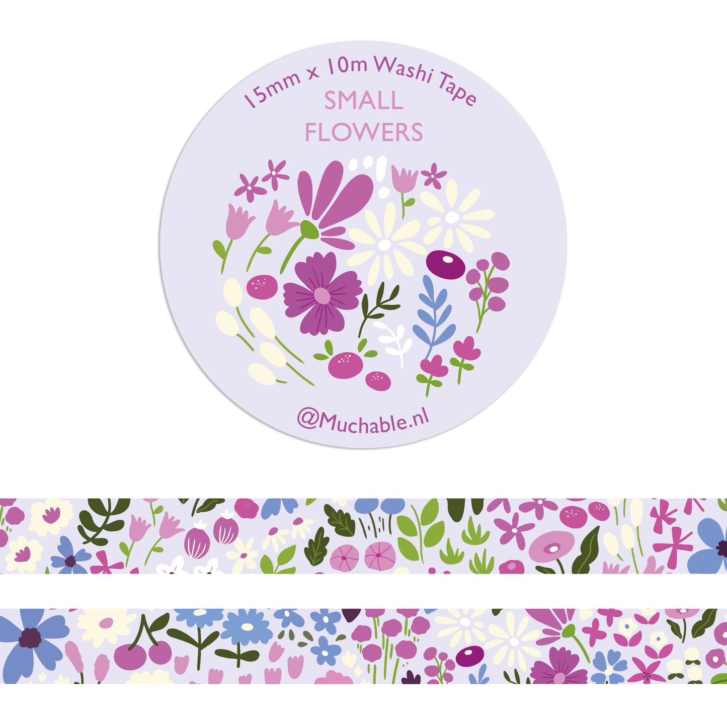 Washi Tape - Small Flowers