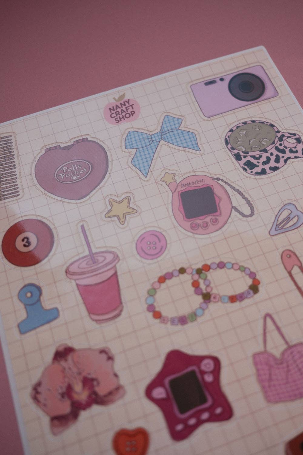 Planche de stickers - Nostalgie