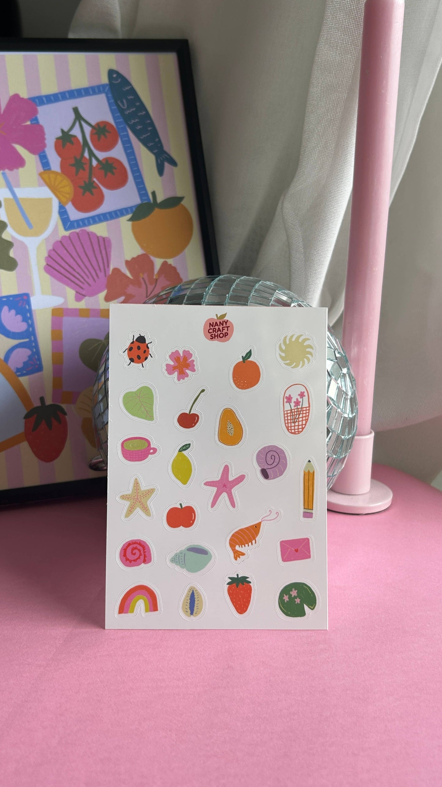 Planche de stickers - Summer