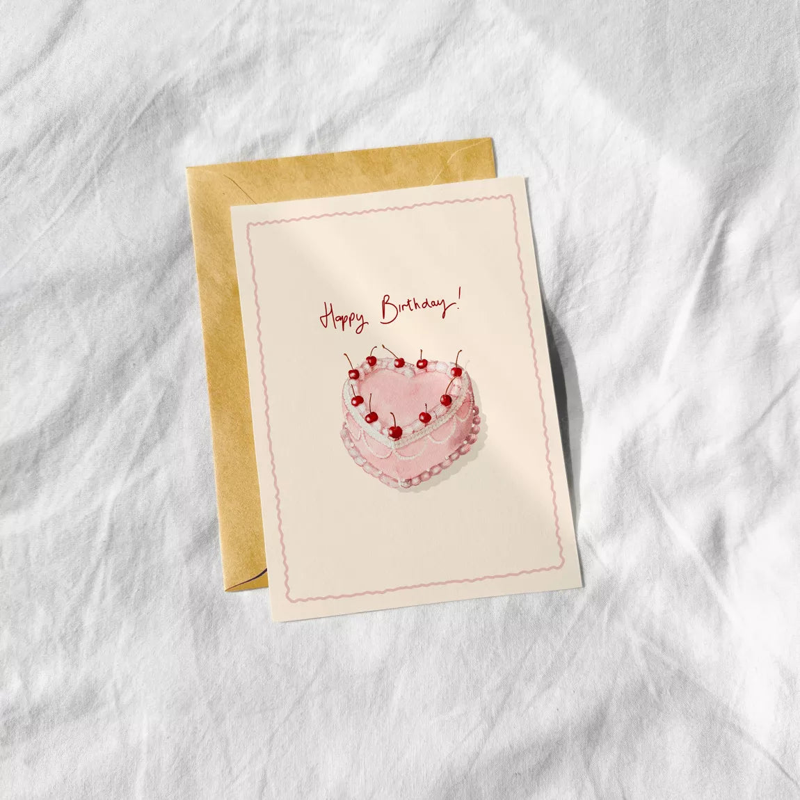 Carte d'anniversaire - Vintage Cake