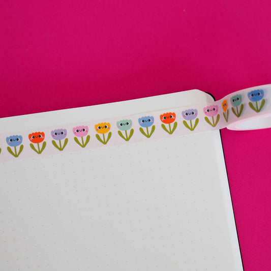 Washi Tape - Happy Flowers