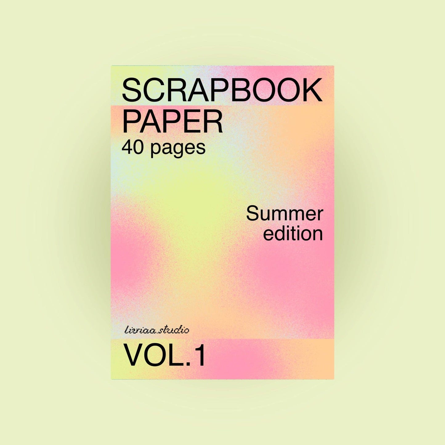 Scrapbook Paper - Summer Édition